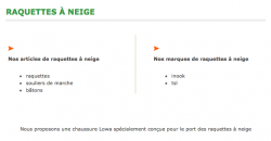 RAQUETTES À NEIGE