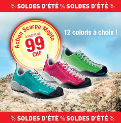 SOLDE ETE  *** Chaussures Scarpa Mojito dès 99.- *** SOLDE ETE  